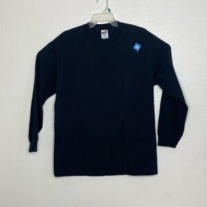 AAA Men’s Hawaiian Legends Surfing Black Long Sleeves Cotton T Shirt Size L